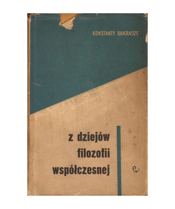 Z dziejów filozofii współczesnej