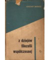 Z dziejów filozofii współczesnej