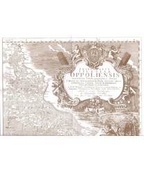 Mapa Śląska Opolskiego I.W. Wielanda z 1736 roku