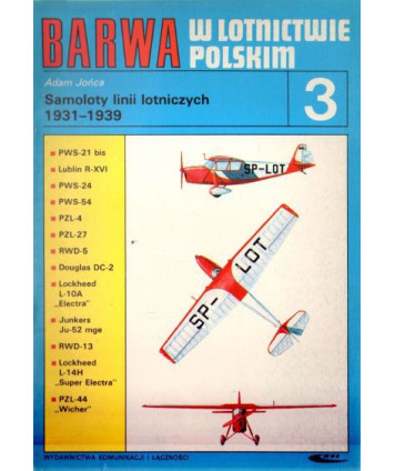 Samoloty linii lotniczych 1931-1939