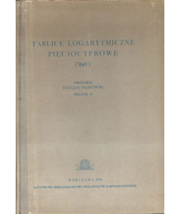 Tablice logarytmiczne  pięciocyfrowe