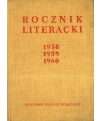 Rocznik literacki 1958-1960