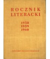Rocznik literacki 1958-1960