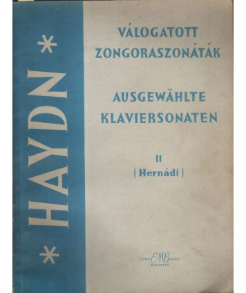 Haydn Joseph. Ausgewahlte klaviersonaten
