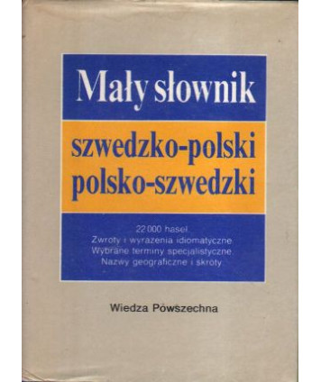 Mały słownik szwedzko-polski, polsko-szwedzki