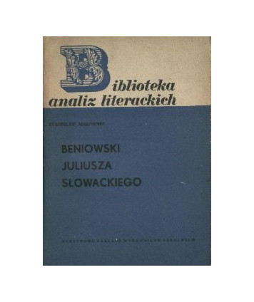 Beniowski Juliusza Słowackiego
