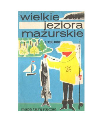 Wielkie Jeziora Mazurskie. Mapa turystyczna /1:120000