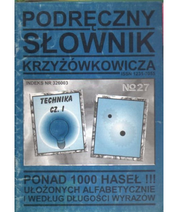 Podręczny słownik krzyżówkowicza. Technika cz.1