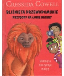 Bliźnięta Drzewodomskie. Przytgody na łonie natury. Bliźnięta spotykają małpę