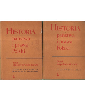 Historia państwa i prawa Polski t.1-2