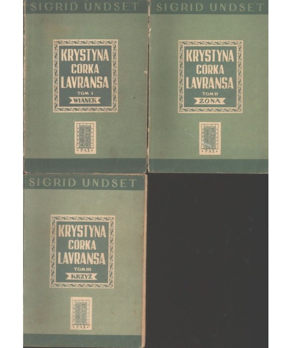 Krystyna córka Lavransa t.1-3