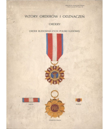 Wzory orderów i odznaczeń. Ordery