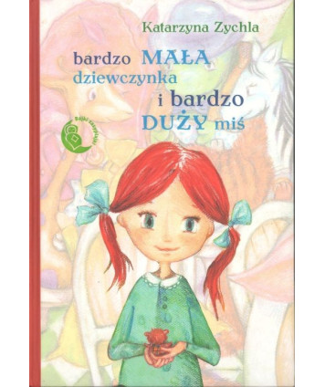 Bardzo mała dziewczynka i bardzo duży miś
