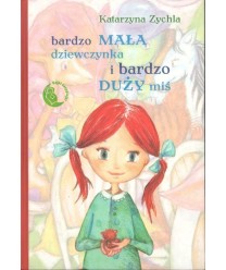 Bardzo mała dziewczynka i bardzo duży miś