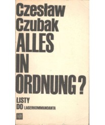 Alles in ordnung? Listy do Lagerkommandanta