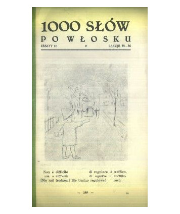 1000 słów po włosku. Zeszyt 10, lekcje 35-36