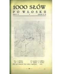 1000 słów po włosku. Zeszyt 10, lekcje 35-36