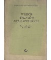 Wybór tekstów staropolskich. Czasy najdawniejsze do roku 1543