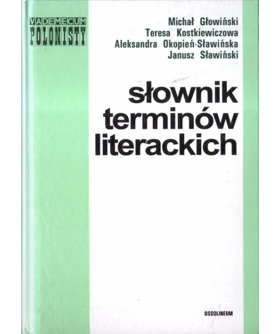 Słownik terminów literackich
