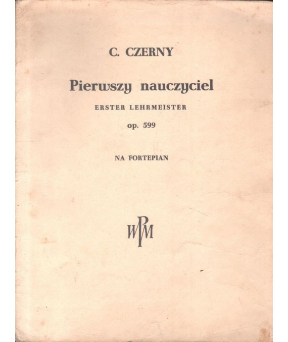 Pierwszy nauczyciel op. 599 na fortepian