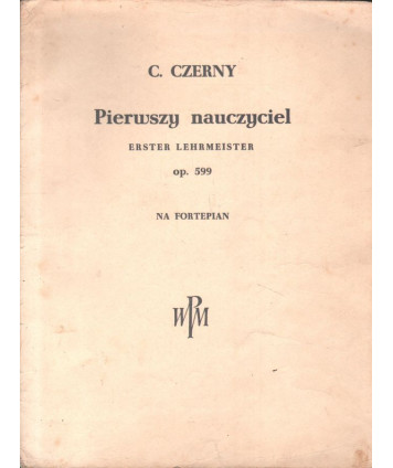 Pierwszy nauczyciel op. 599 na fortepian