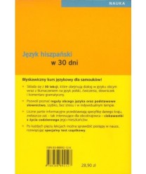 Język hiszpański w 30 dni