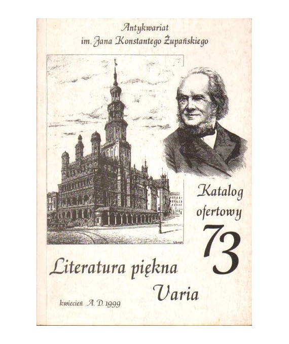 Katalog ofertowy 73. Literatura piękna, varia
