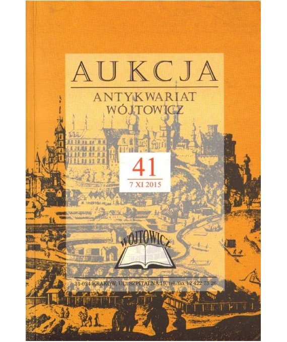 Aukcja 41. 7 XI 2015