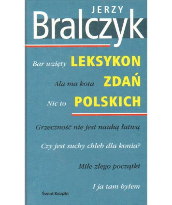Leksykon zdań polskich