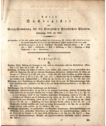 Achtes sachregister zur Gesetzsammlung für die Königlichen Preußischen Staaten. Jahrgange 1841. bis 1845