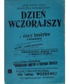 Dzień wczorajszy