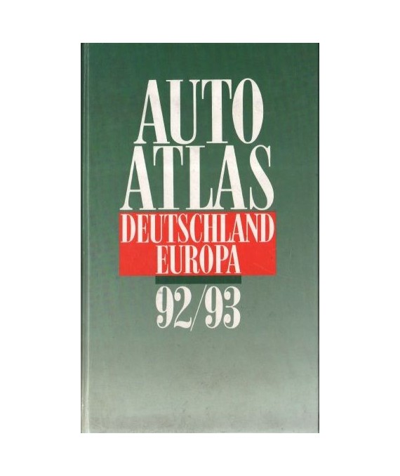 Auto atlas. Deutschland Europa 92/93
