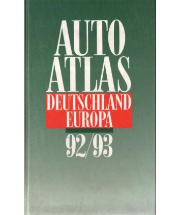 Auto atlas. Deutschland Europa 92/93