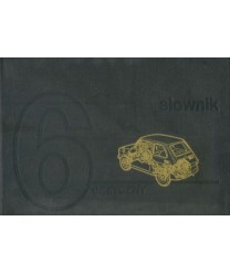Ilustrowany słownik samochodowy 6-języczny