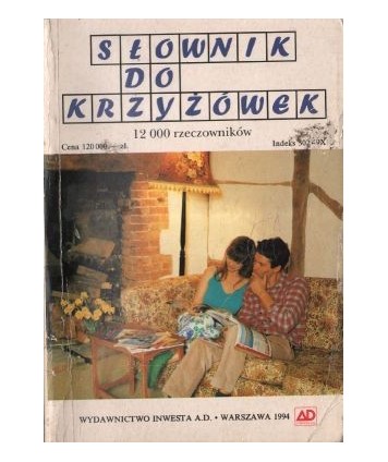 Słownik do krzyżówek. 12000 rzeczowników