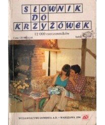 Słownik do krzyżówek. 12000 rzeczowników