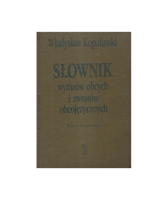 Słownik wyrazów obcych i zwrotów obcojęzycznych