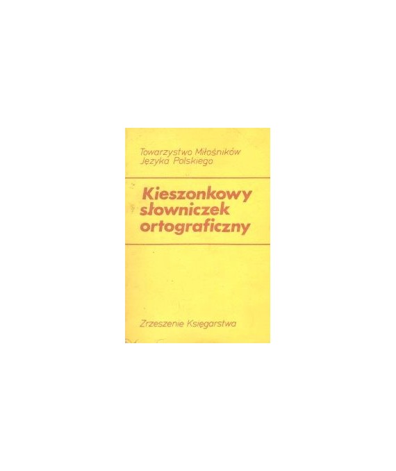 Kieszonkowy słowniczek ortograficzny