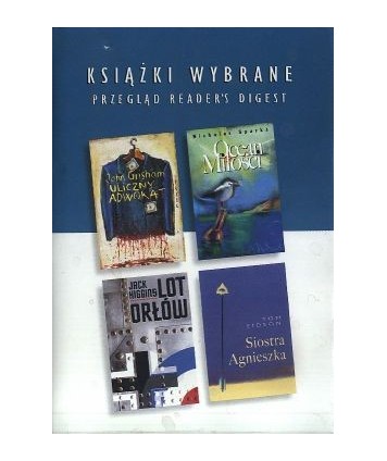 Książki wybrane: Uliczny adwokat, Ocean miłości, Lot orłów, Siostra Agnieszka.