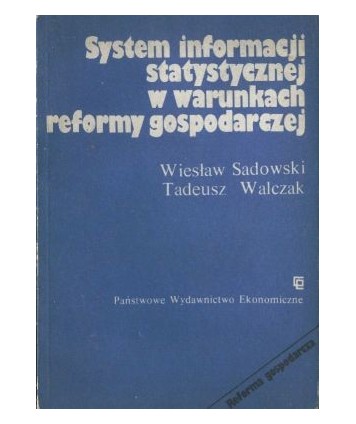 System informacji statystycznej w warunkach reformy gospodarczej