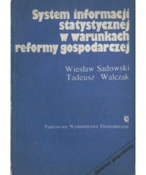 System informacji statystycznej w warunkach reformy gospodarczej