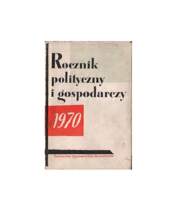 Rocznik polityczny i gospodarczy 1970