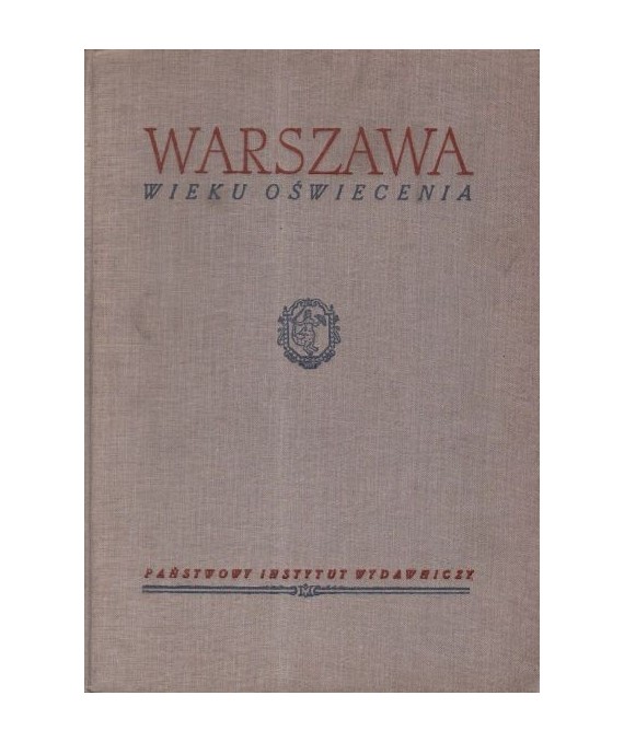 Warszawa wieku Oświecenia