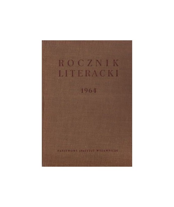 Rocznik literacki 1964