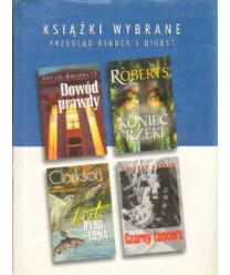 Książki wybrane: Koniec rzeki, Dowód prawdy, Czarny tancerz, Lot rybołowa