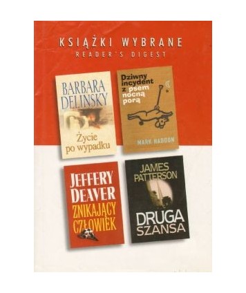 Książki wybrane: Znikający człowiek, Życie po wypadku, Druga szansa, Dziwny incydent z psem nocną porą
