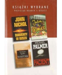 Książki wybrane: Na ratunek, Julia i Romeo, Diamenty w buszu, Pacjent