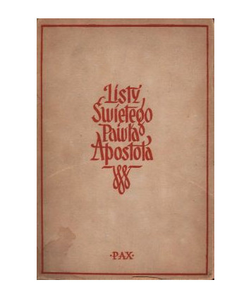 Listy świętego Pawła Apostoła