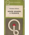 Wokół sporów o filozofię