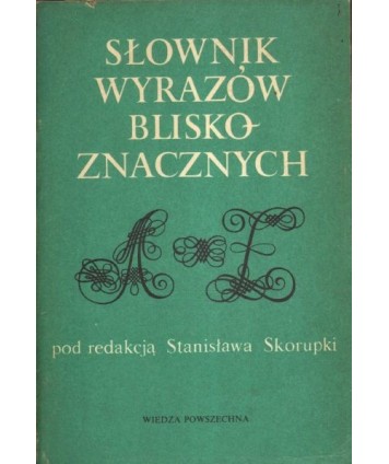 Słownik wyrazów bliskoznacznych